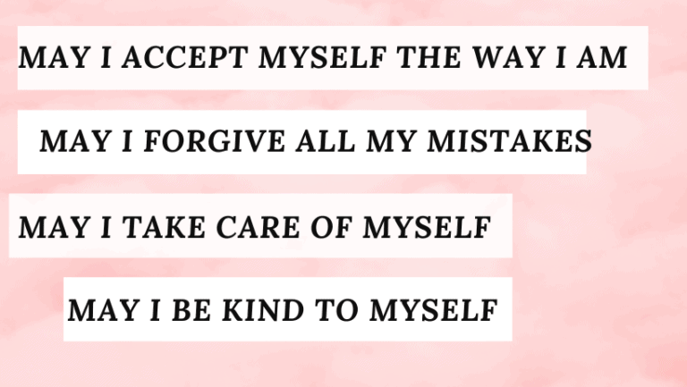 self compassion phrases examples, be kind to yourself quotes