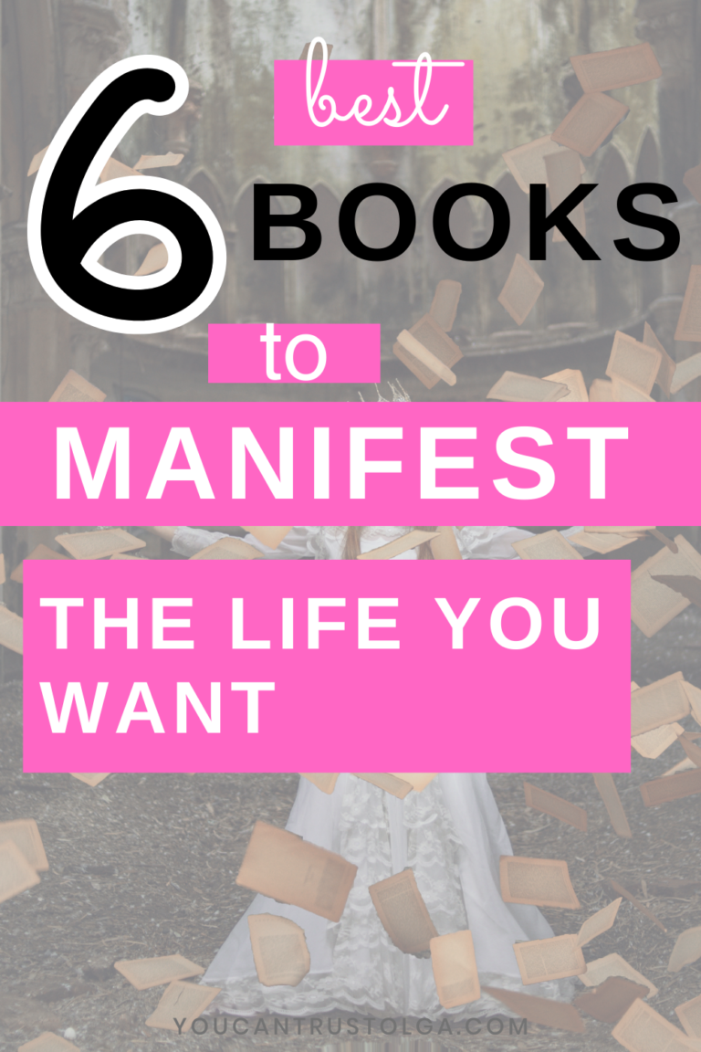 Looking for self-help books filled with manifestation tips? Look no further! Check out these top 6 law of attraction books for beginners and advanced manifestors. Manifest money and abundance easily! spiritual awakening books | self-affirmations | spirituality | think and grow rich