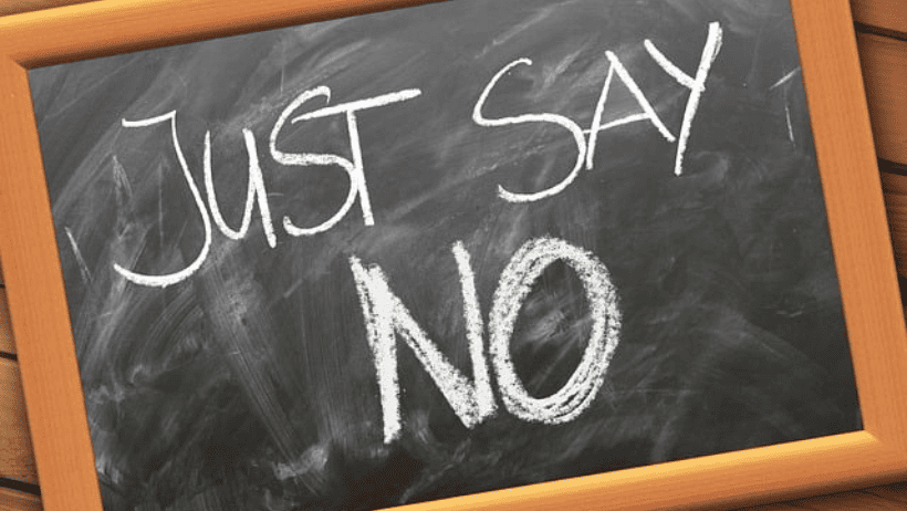 the power of saying no, just say no, power quotes