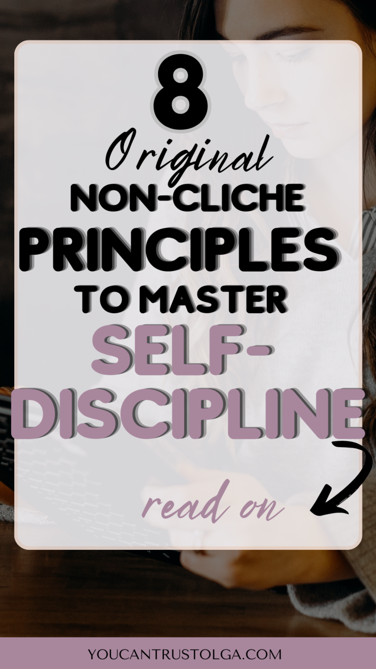 how to discipline yourself